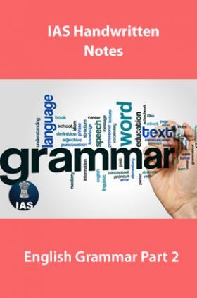 IAS Handwritten Notes English Grammar Part 2
